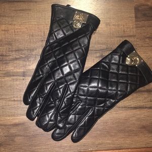 Michael Kors leather gloves